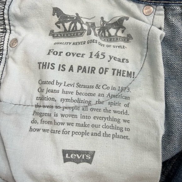 Levi’s Men’s 514 Jeans Straight Fit Blue Size 30x30 - Picture 3 of 5